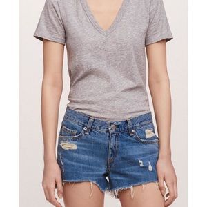 Rag & bone Winnie cut off shorts Sz 25 NWT
